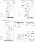 Carburetor Fuel Supply Diagram and Parts List for 124K02-0111-B1  Briggs and Stratton Engine